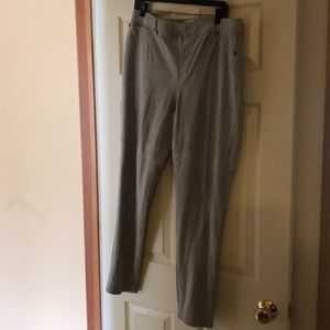 Woman’s faux suede pant